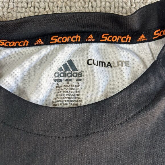 Cincinnati Bearcats Mens Large Adidas Scorch Team Warm Up Shirt Climalite Y2K - Picture 9 of 11